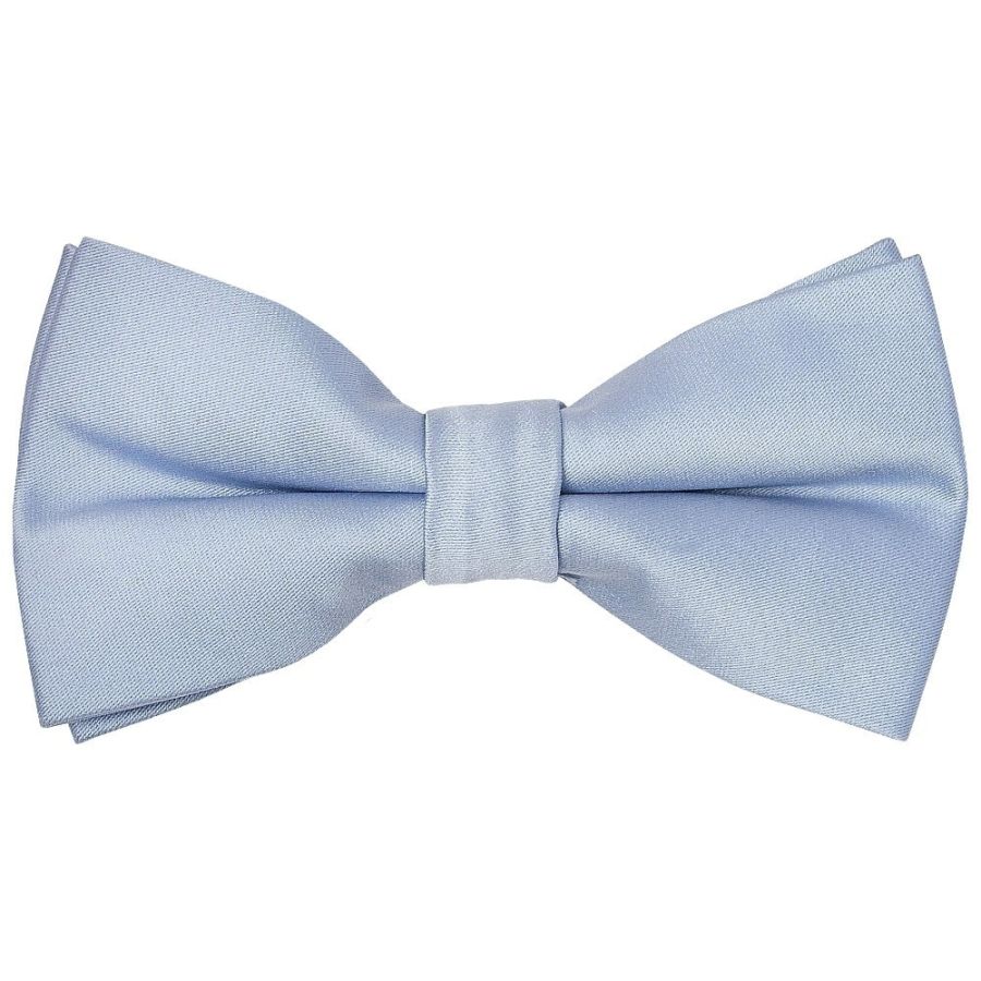 Pre Tied Dusty Blue Boys Bow Tie Age 4-7