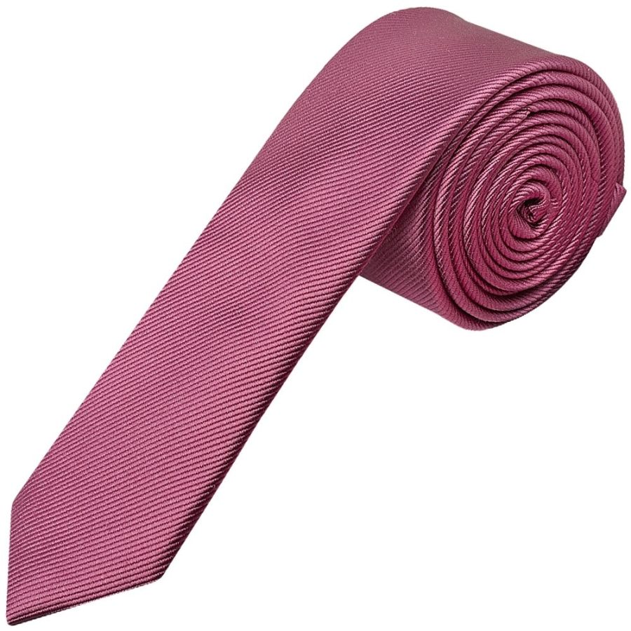 Mulburry Silk Twill Skinny Men's Tie and Pocket Square Set