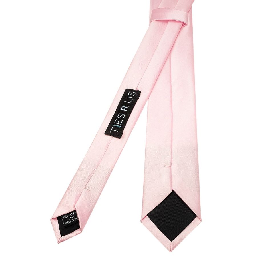 Baby Pink Satin Boys Tie