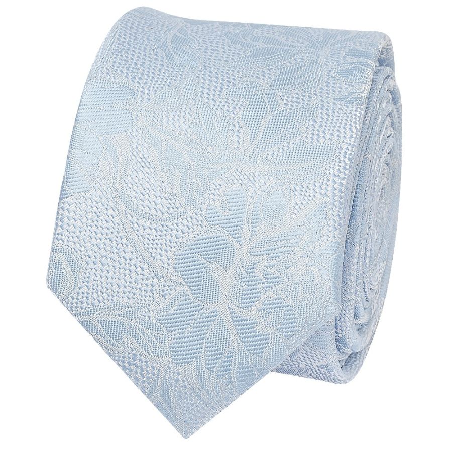 Blue Flower Skinny Men's Tie