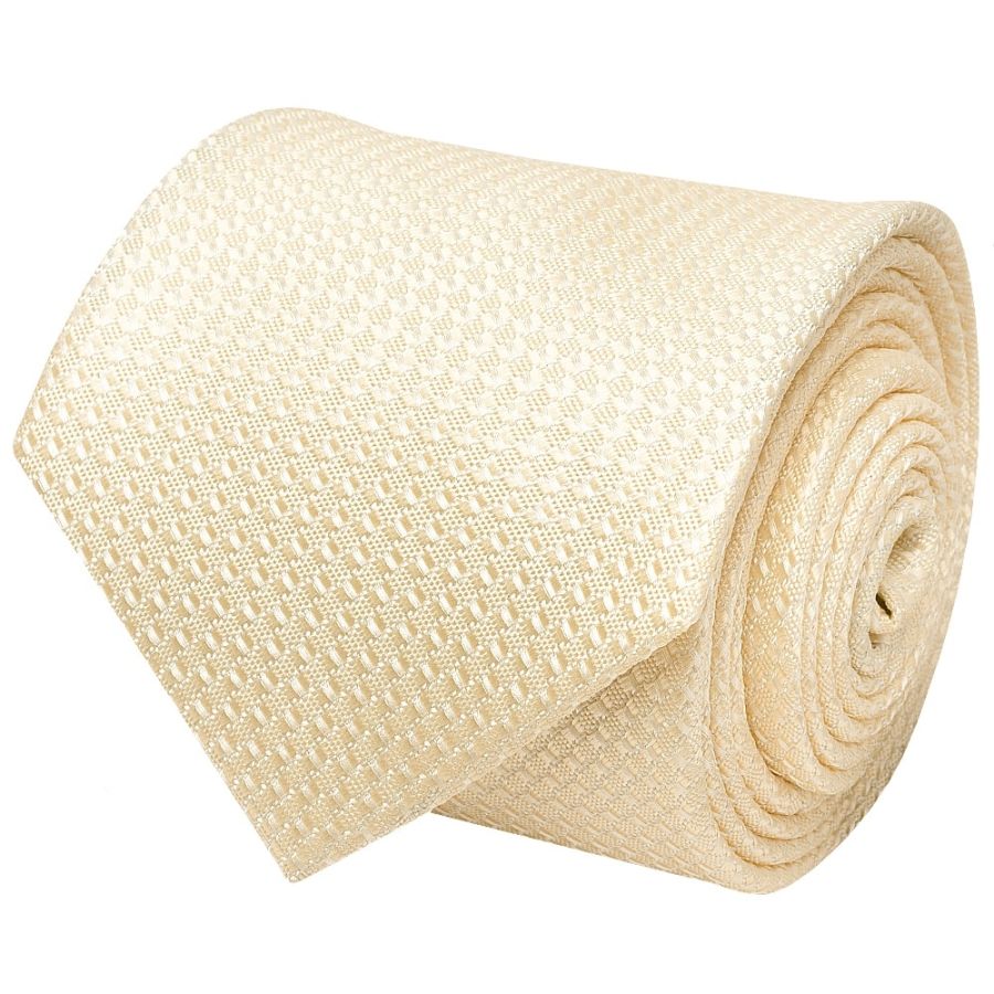 Ivory Textured Classic Tie