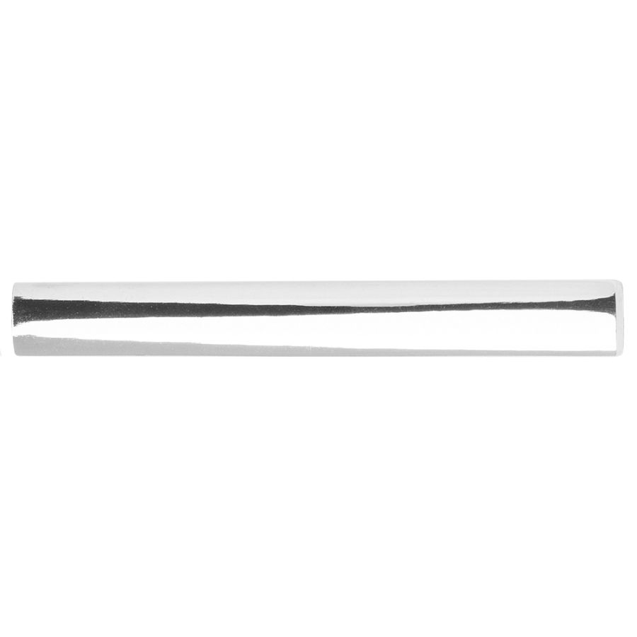 Plain Silver Metal Bar Tie Clip