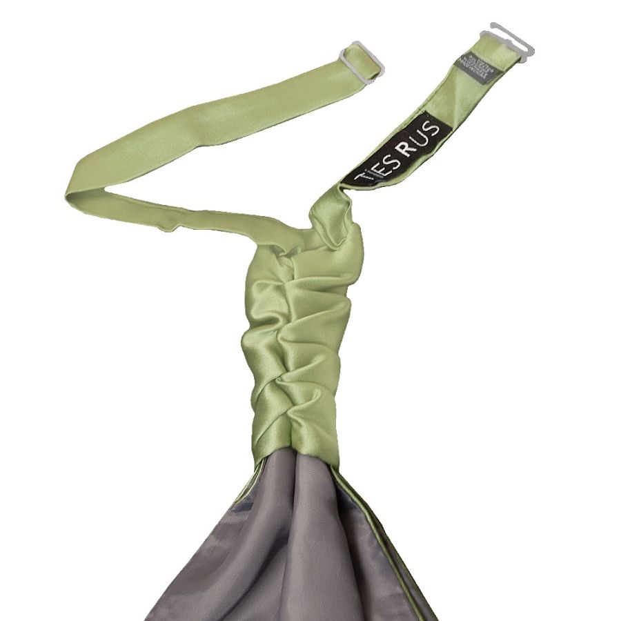 Sage Green Satin Men's Cravat Tie