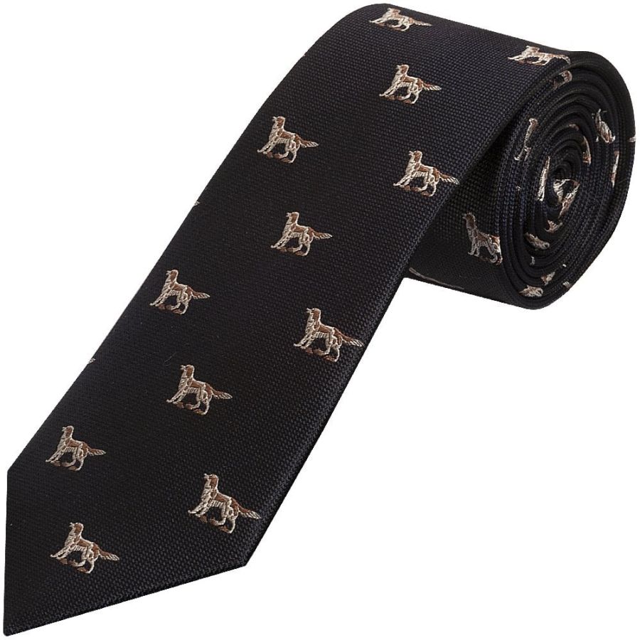 Navy Dog Silk Classic Men's Tie