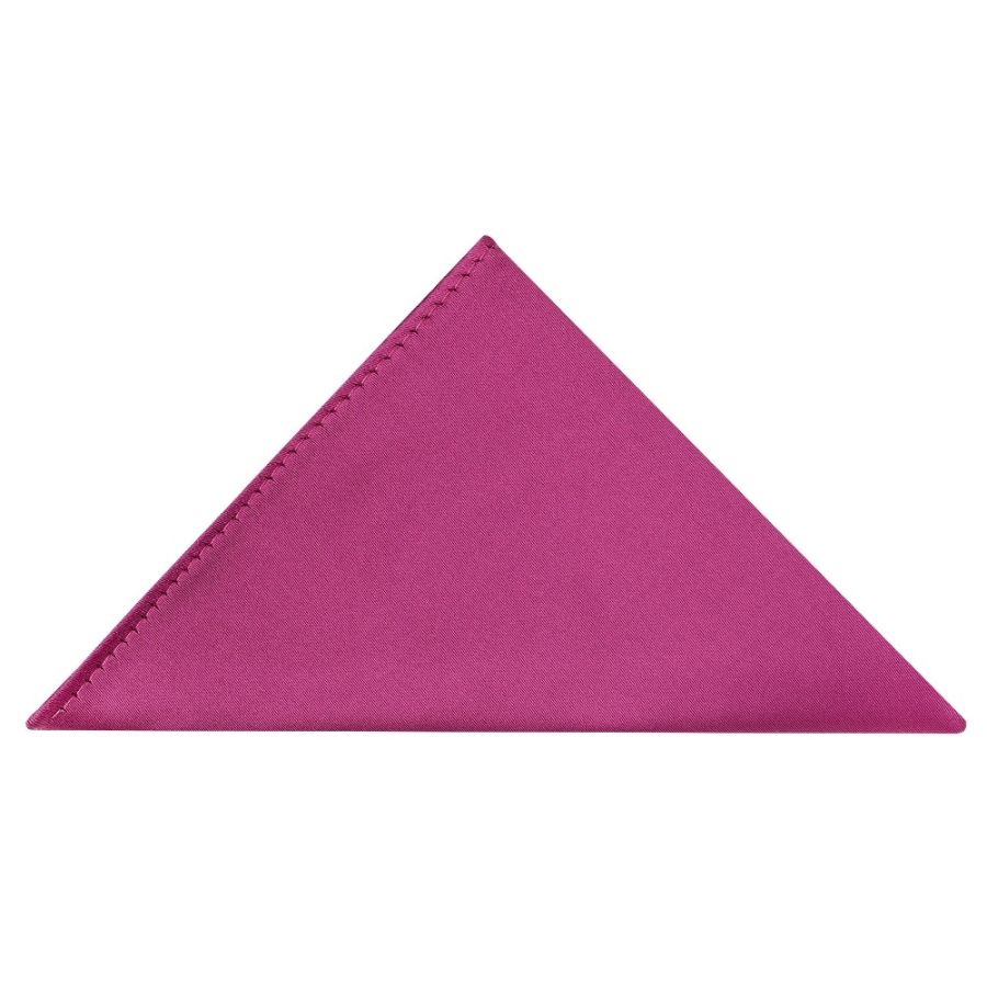 Plain Fuchsia Pink Pocket Square