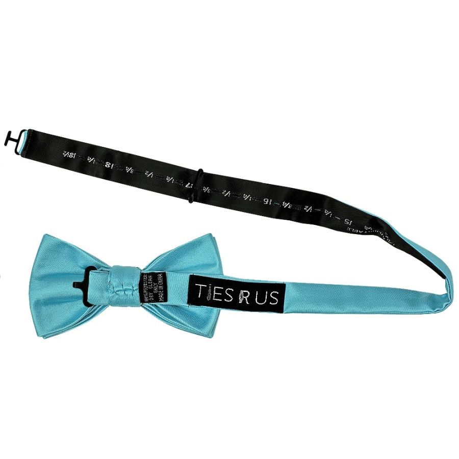 Turquoise Handmade Mens Bow Tie