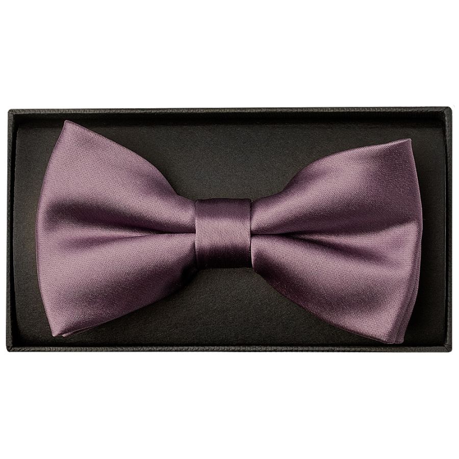Plain Mauve Mens Bow Tie
