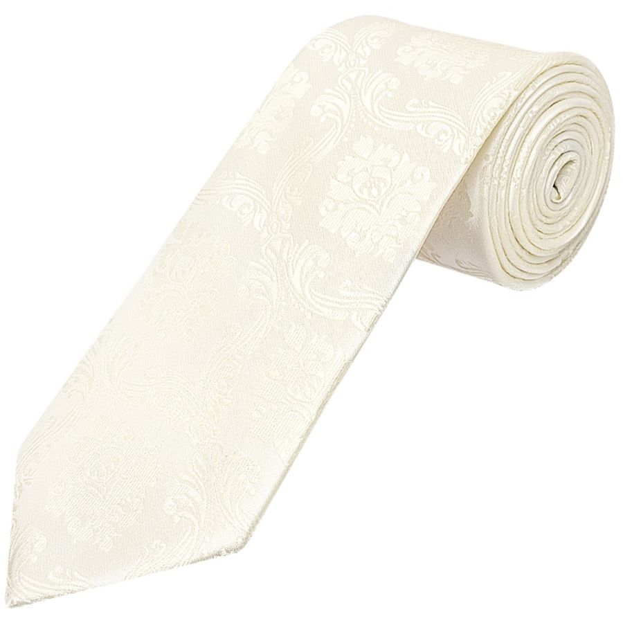 Ivory Paisley Classic Men's Tie