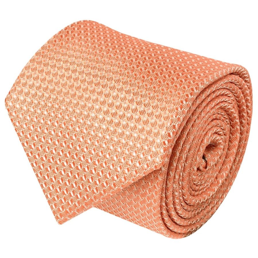 Coral Textured Classic Tie