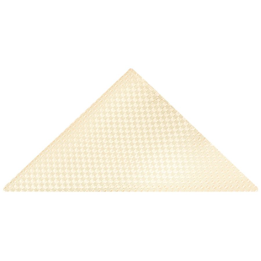 Ivory Textured Classic Tie and Pocket Square Set