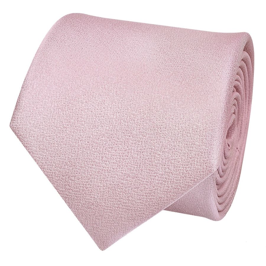 Plain Lilac Pink Silk Classic Men's Tie