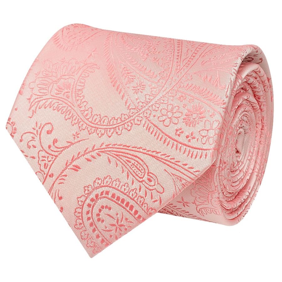 Light Pink Paisley Classic Men's Tie