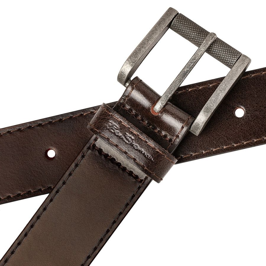 Ben Sherman Chopper Full Grain Brown Belt
