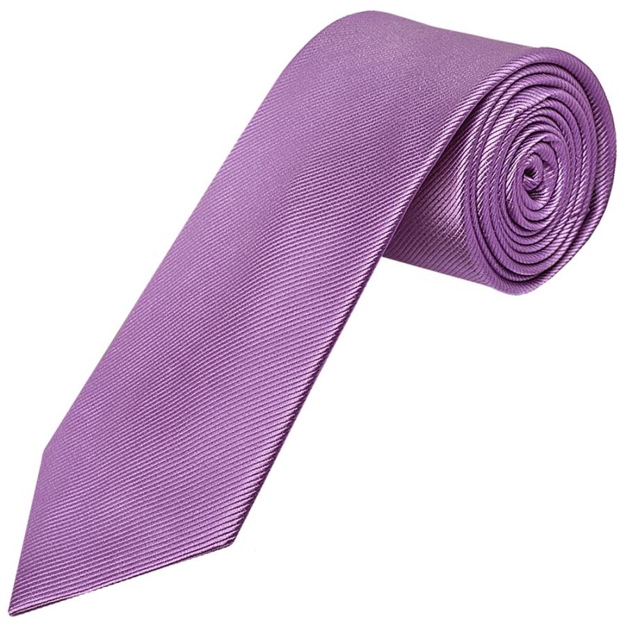 Lilac Twill Silk Classic Men's Tie