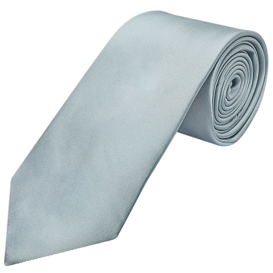 Plain Duck Egg Satin Classic Men's Tie