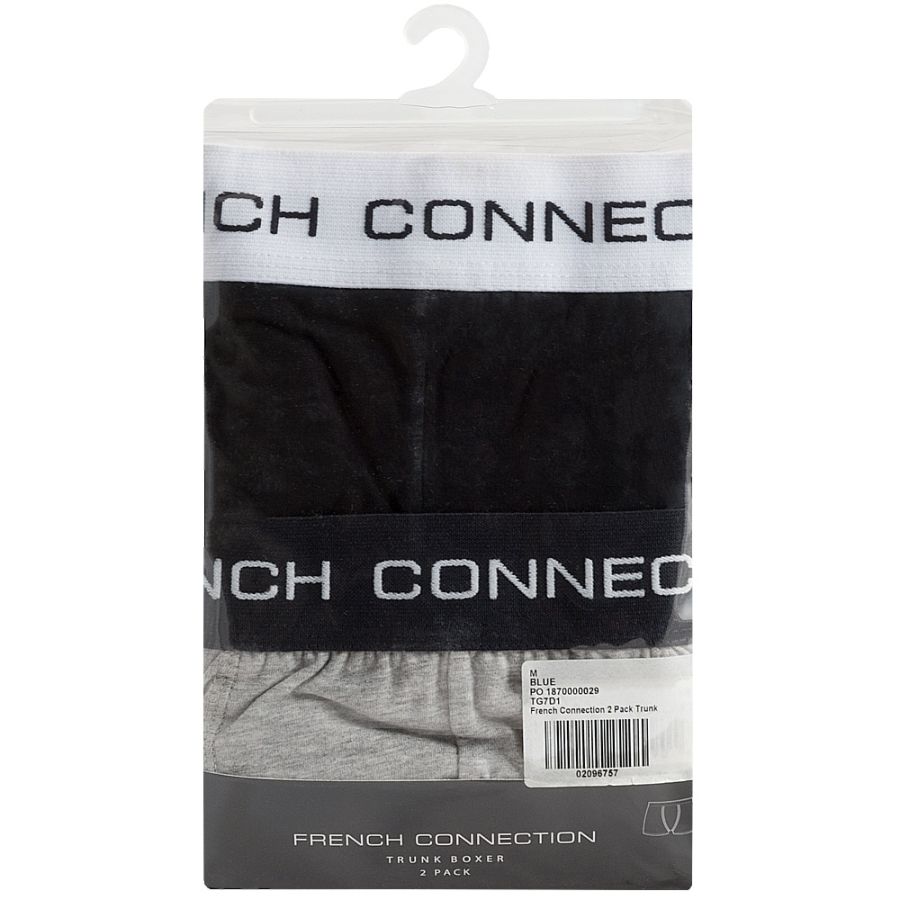 FCUK Mens Boxer Trunks 2 Pack