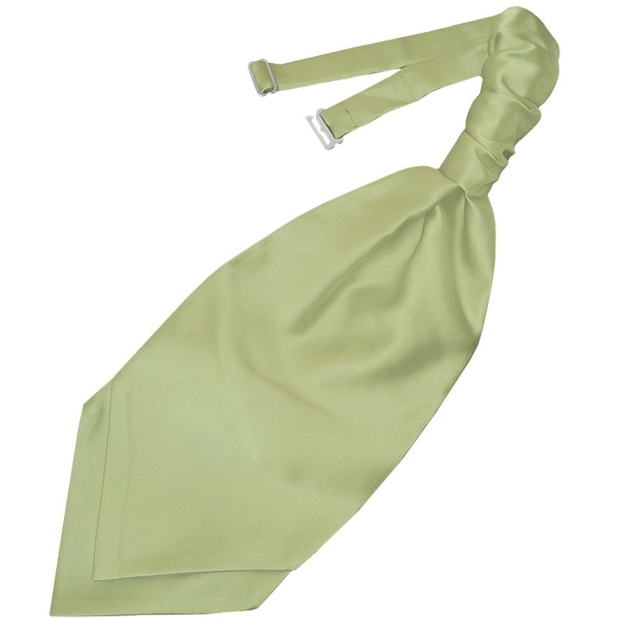 Sage Green Satin Men's Cravat Tie