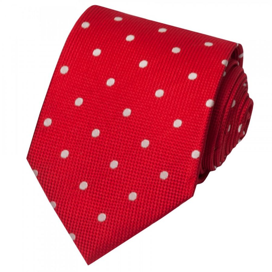 Red Spot Silk Classic Men's Tie