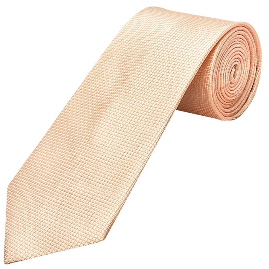 Light Peach Diamond Classic Men's Tie