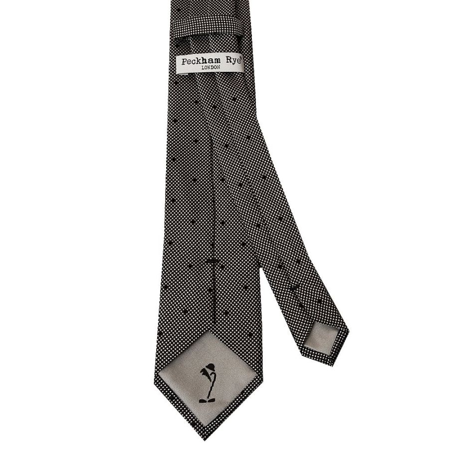Black Spot Classic Men's Silk Tie