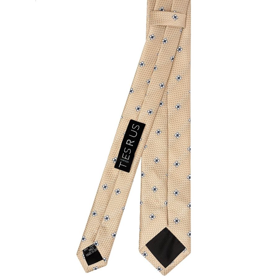 Gold Petal Skinny Men's Tie