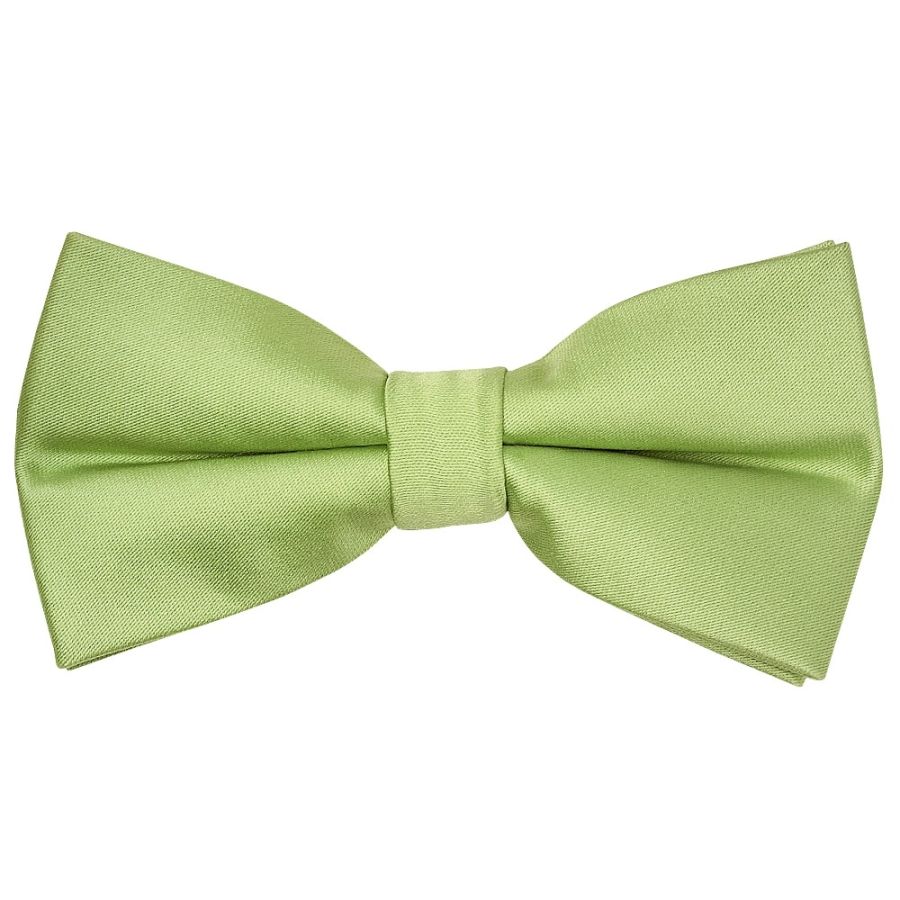 Pre Tied Light Sage Boys Bow Tie Age 4-7