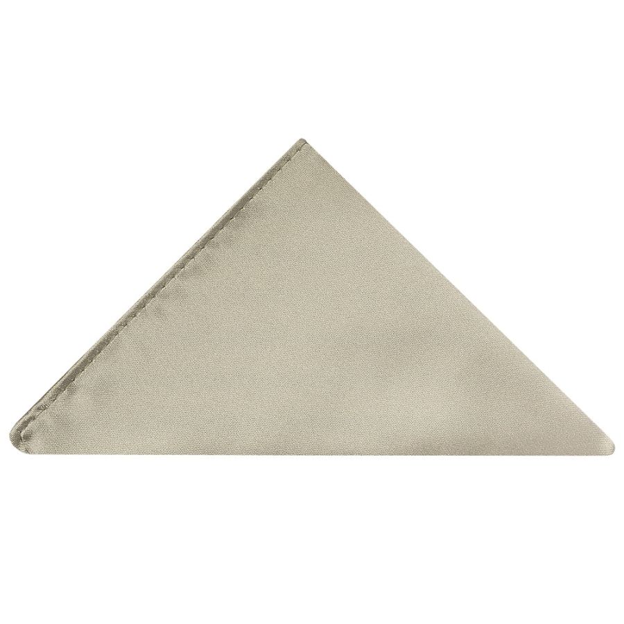 Plain Satin Dusty Sage Pocket Square