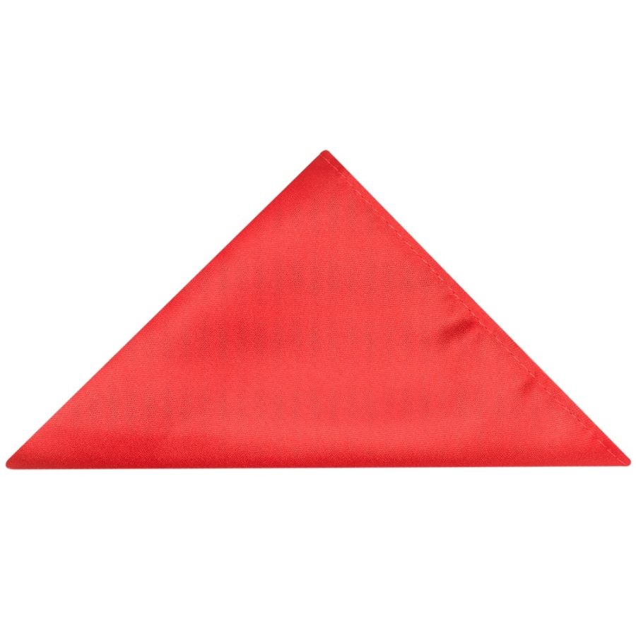 Pre Tied Coral Pink Satin Boys Bow Tie and Pocket Square Set