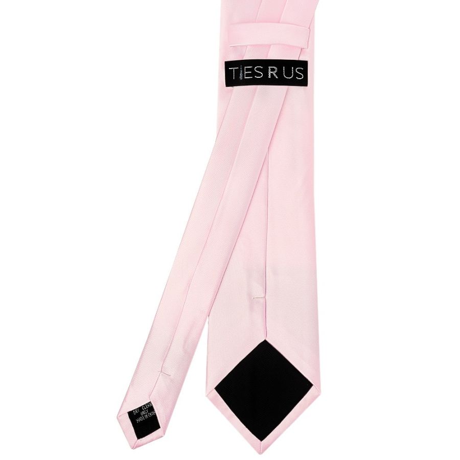 Plain Blush Pink Satin Classic Men's Tie