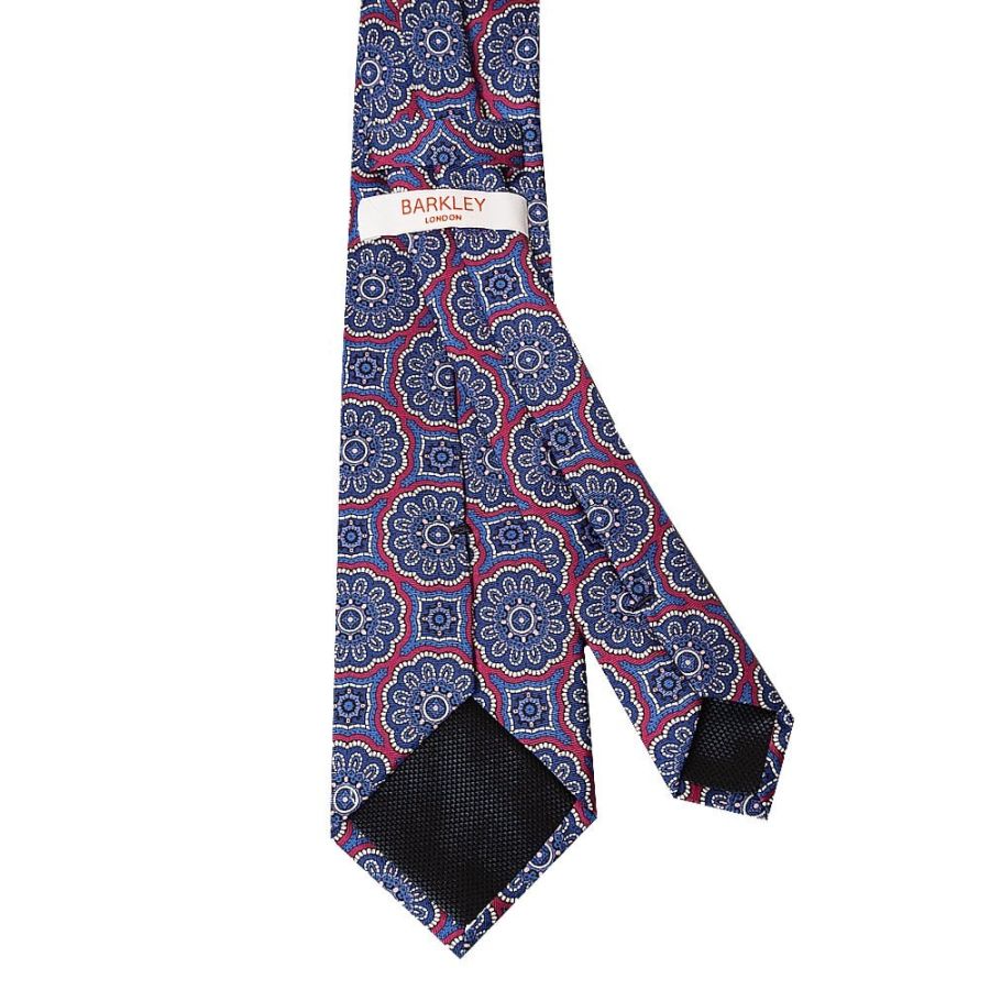 Dark Pink Brocade Classic Men's Tie
