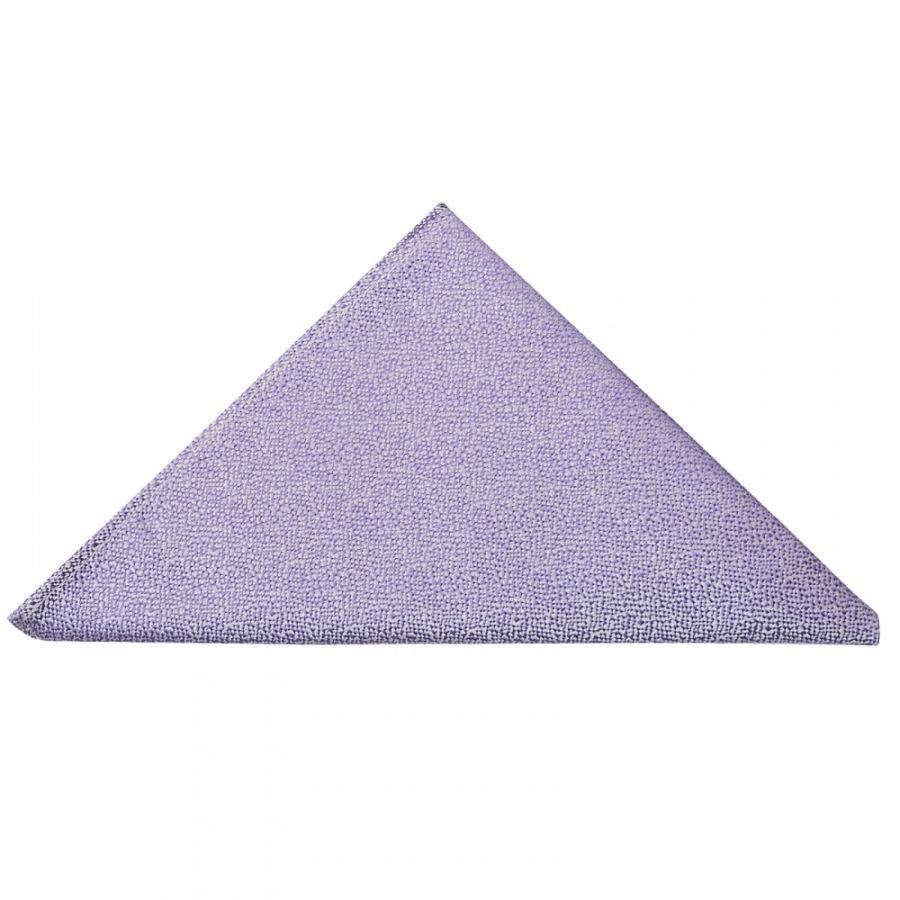 Plain Purple Textured Silk Pocket Square