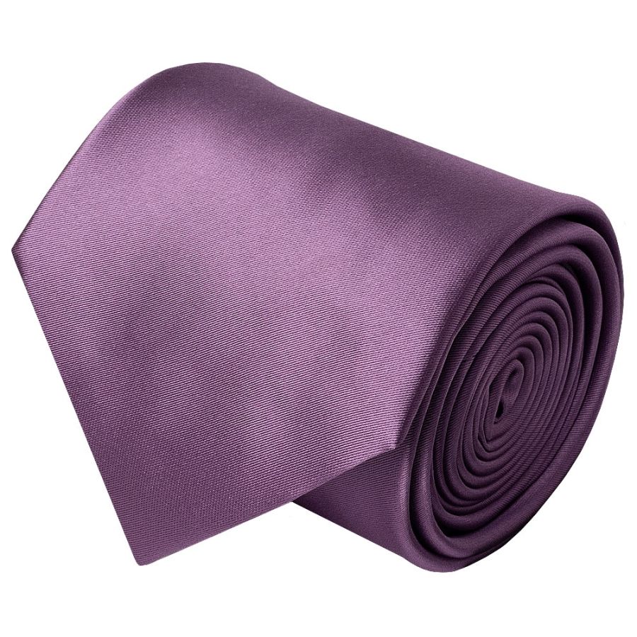 Plain Light Mauve Satin Classic Men's Tie