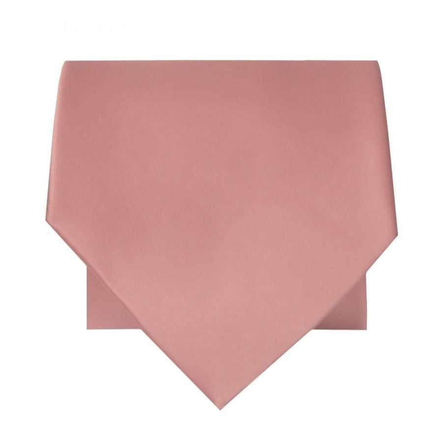 Rose Gold Satin Classic Men's Tie and Pocket Square Set