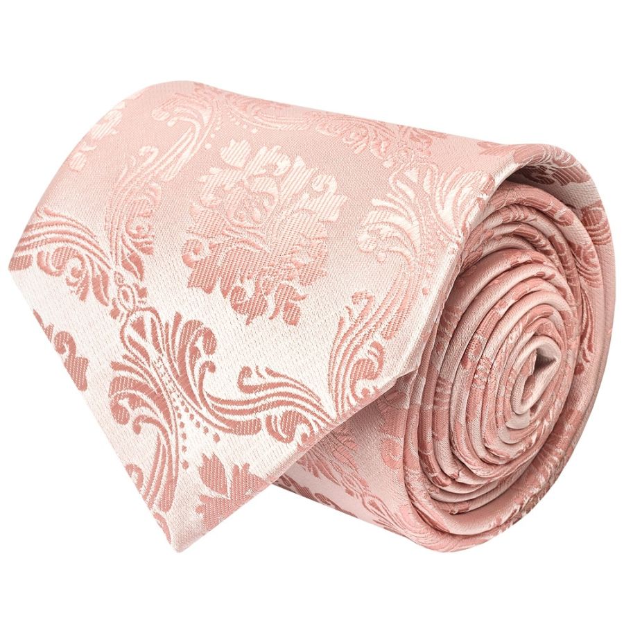 Rose Quartz Paisley Classic Men's Tie