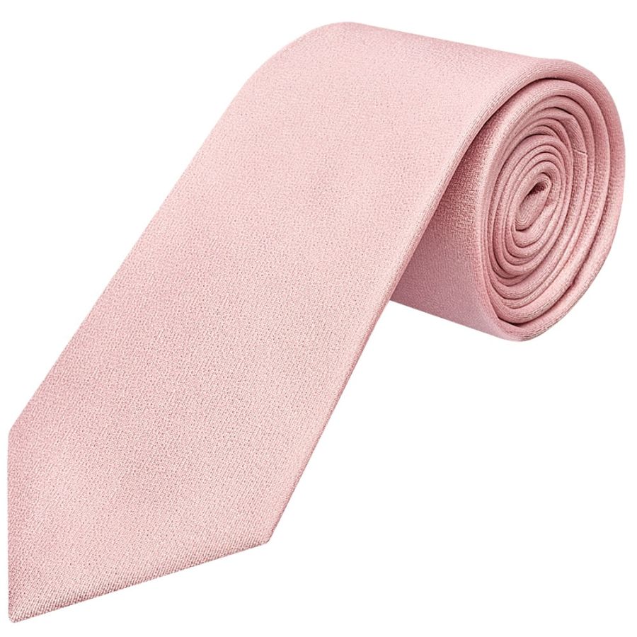 Plain Dusty Rose Silk Classic Men's Tie