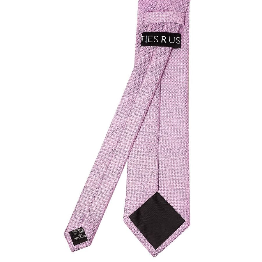 Lavender Textured Classic Tie and Pocket Square Set