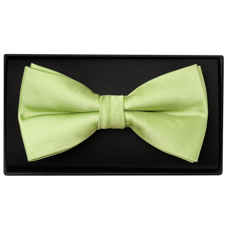 Plain Light Sage Handmade Mens Bow Tie