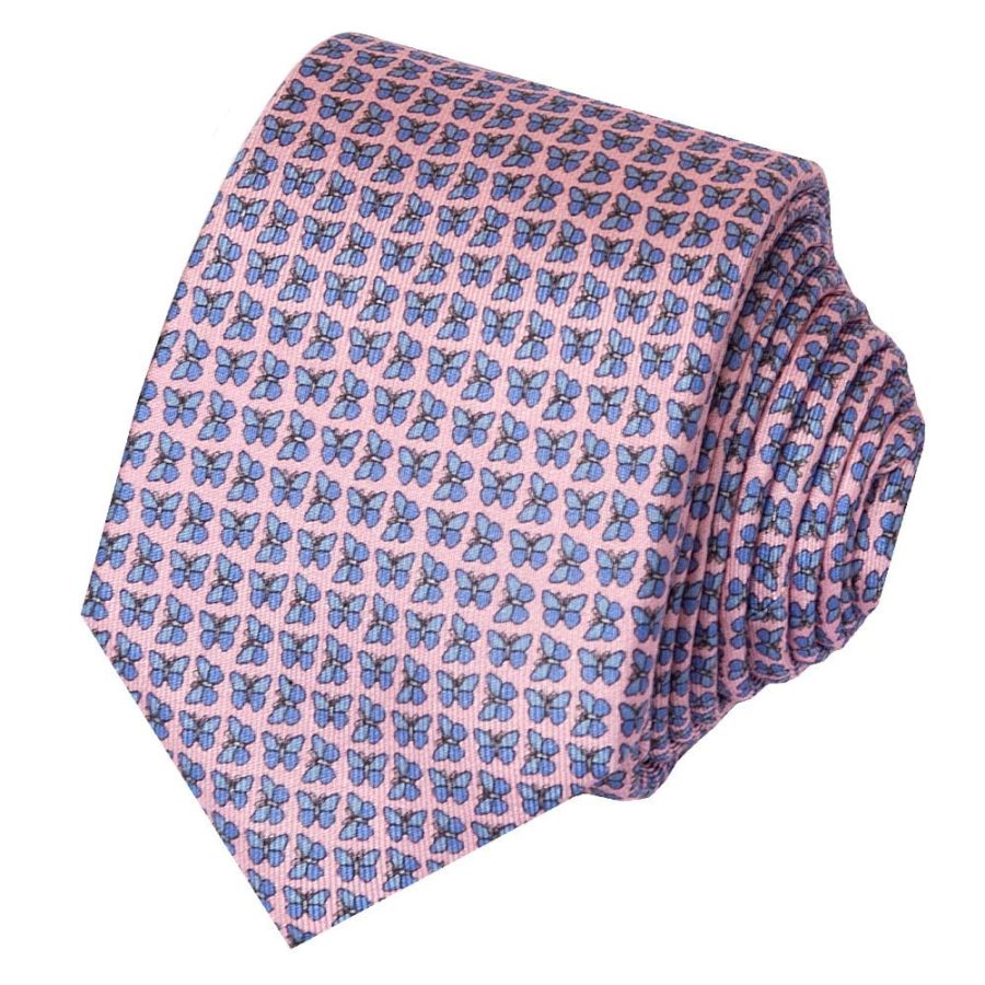 Butterfly Silk Skinny Men's Tie
