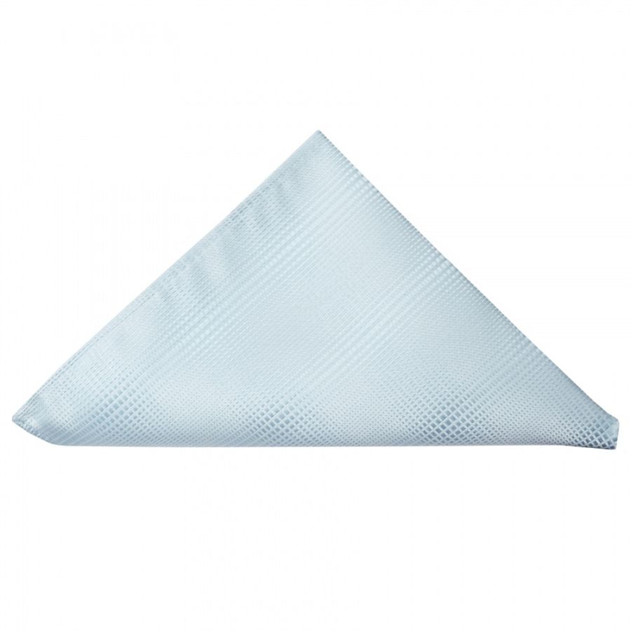 Sky Blue Textured Pocket Square