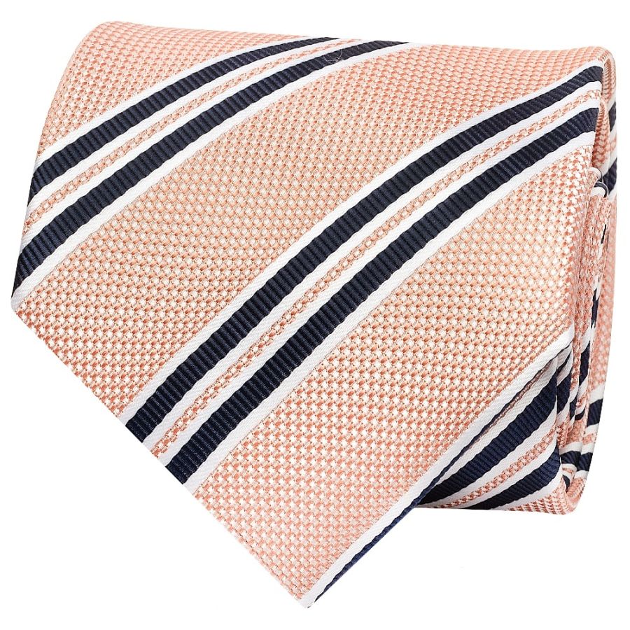 Pink Twin Stripe Classic Men's Tie
