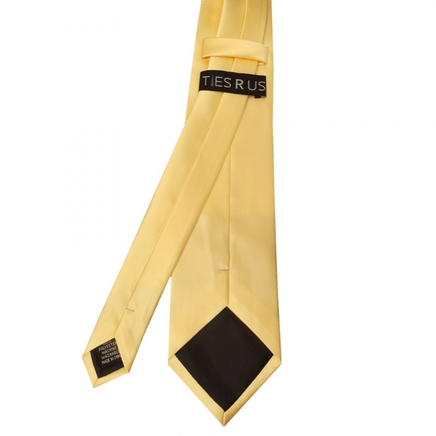 Plain Gold Satin Classic Men's Tie