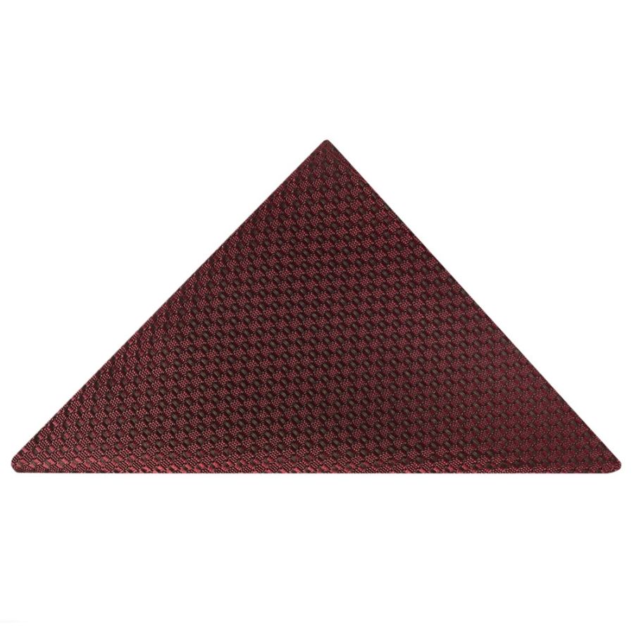 Burgundy Textured Pocket Square