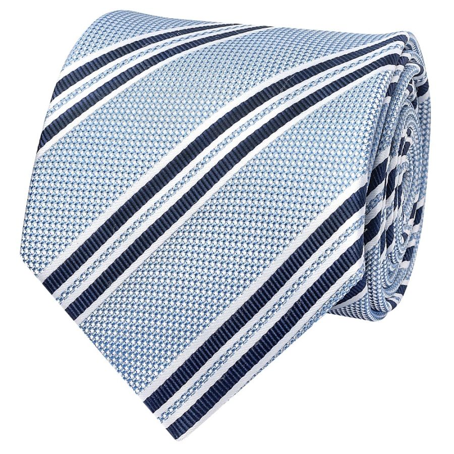 Blue Twin Stripe Classic Men's Tie