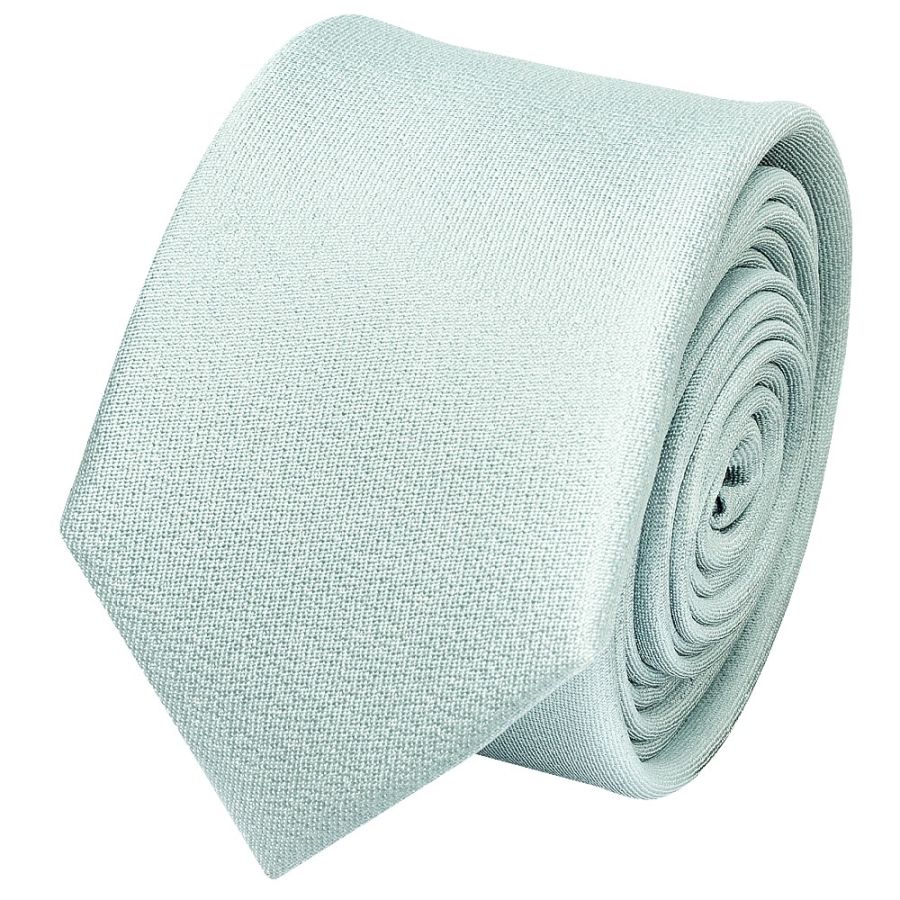 Plain Seafoam Blue Silk Skinny Boys Tie