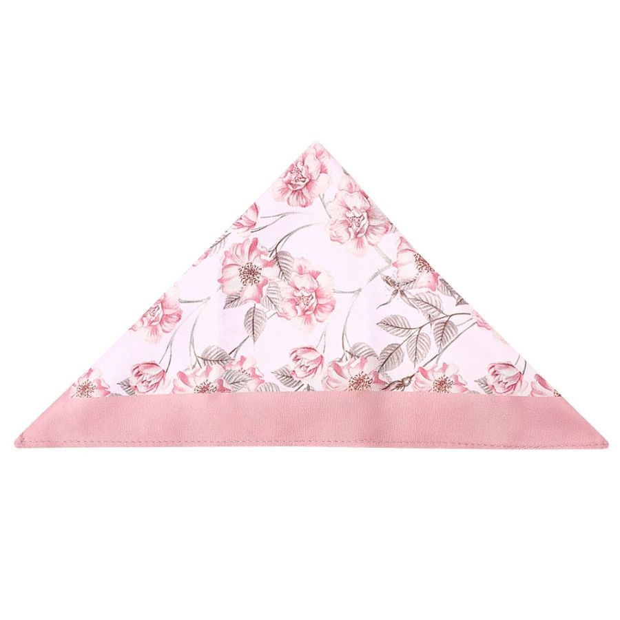 Classic Pink Mens Tie with Pocket Square and Lapel Pin Set