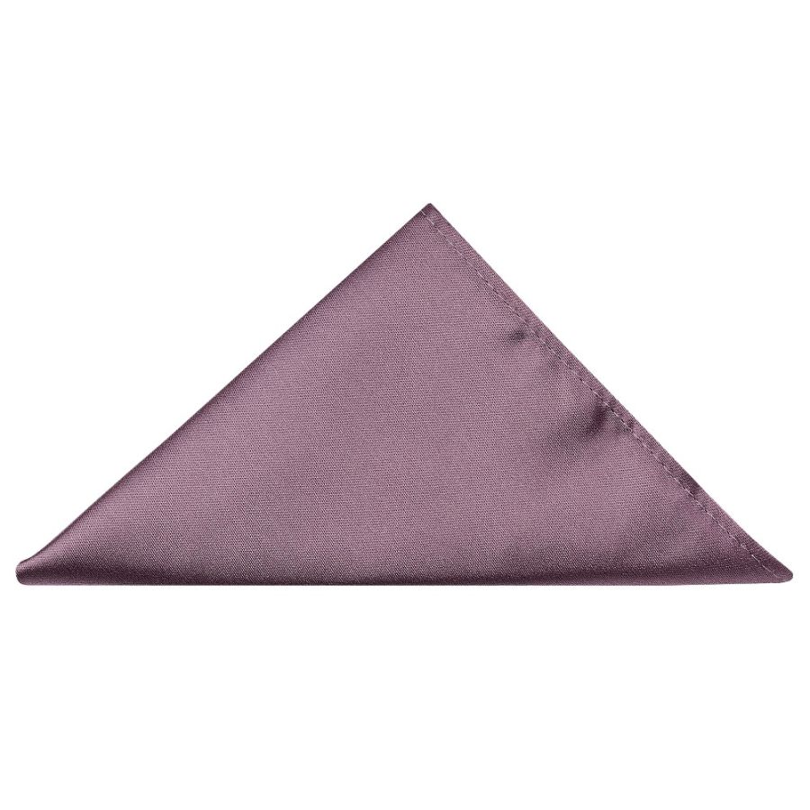 Plain Mauve Pocket Square