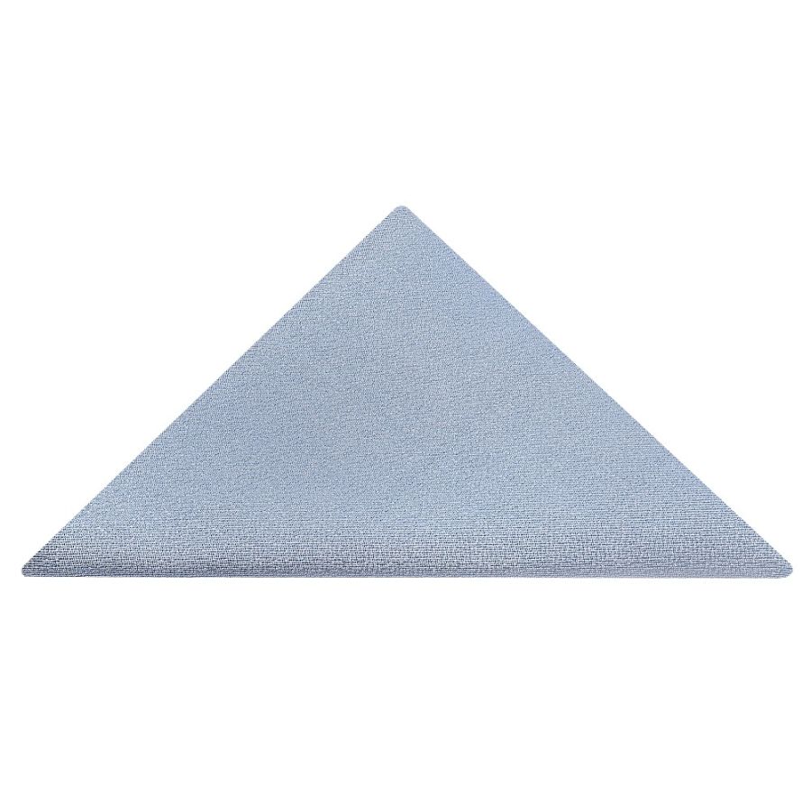 Plain Dusty Blue Silk Pocket Square