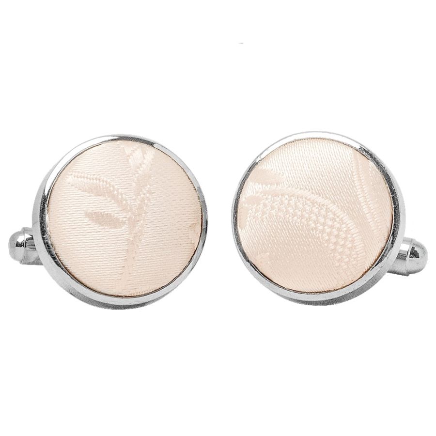 Blush Floral Cufflinks