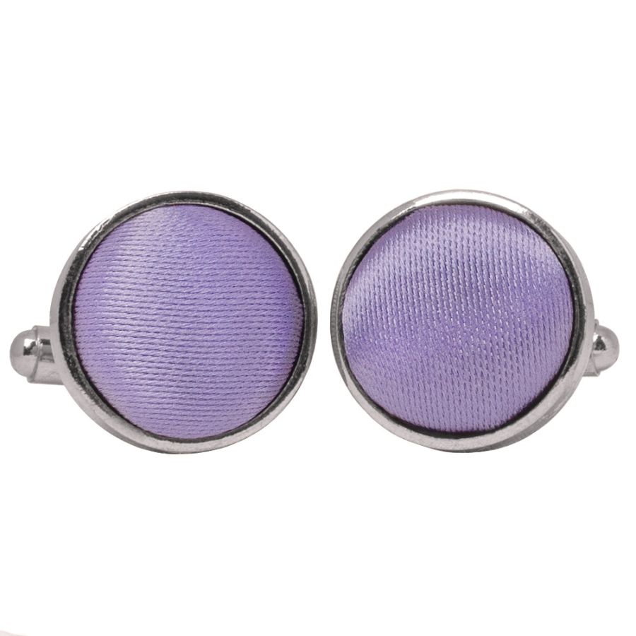 Plain Lilac Cufflinks