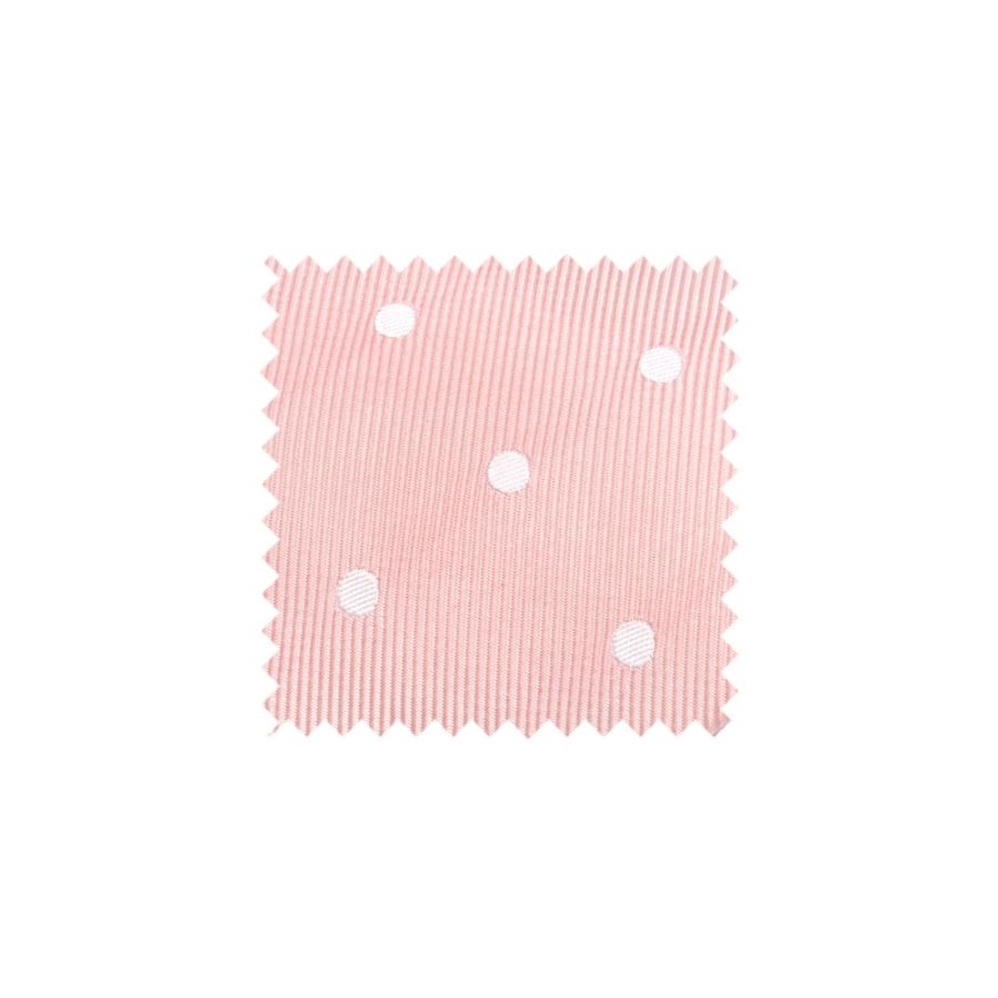 Pink Large White Spot Swatch - PKLS1